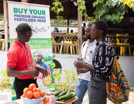Youth in Food participants during a programme activity