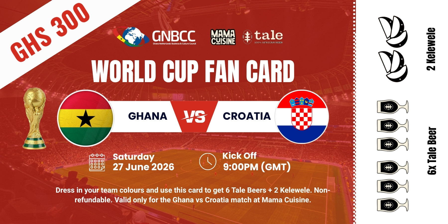 World Cup Fan Zone 2026: Ghana vrs Croatia