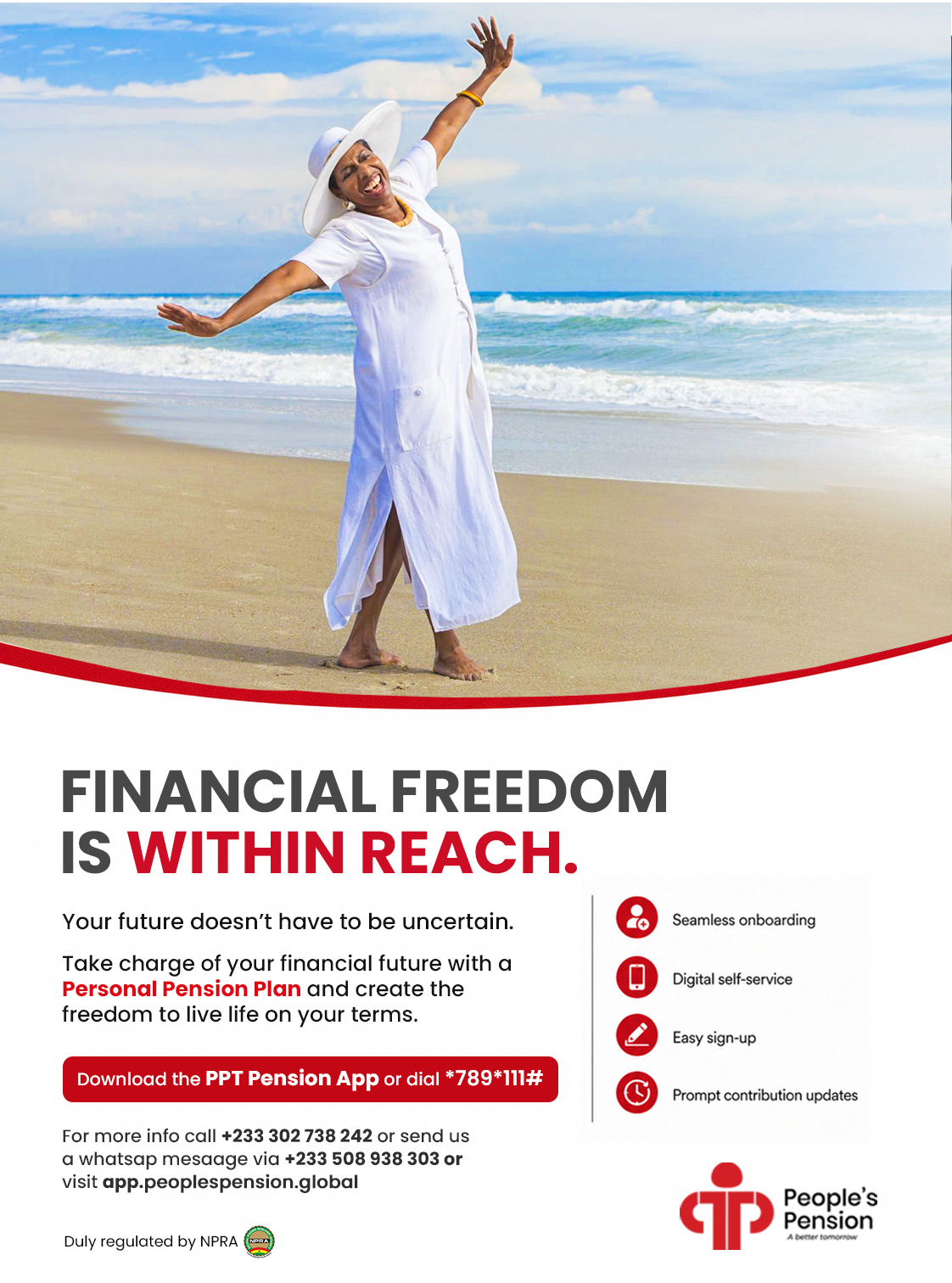 People's Pension Trust Personal Pension Plan flyer